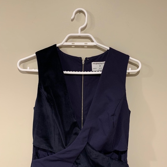 🆕 Premonition Navy Blue Cocktail Dress - Women’s Size 6 - Picture 6 of 8